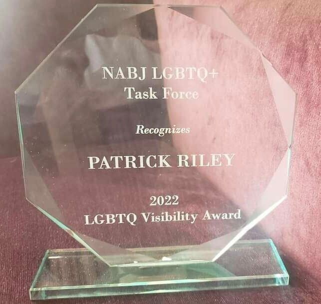 Patrick Riley NABJ LGBTQ Visibility Award 2022
